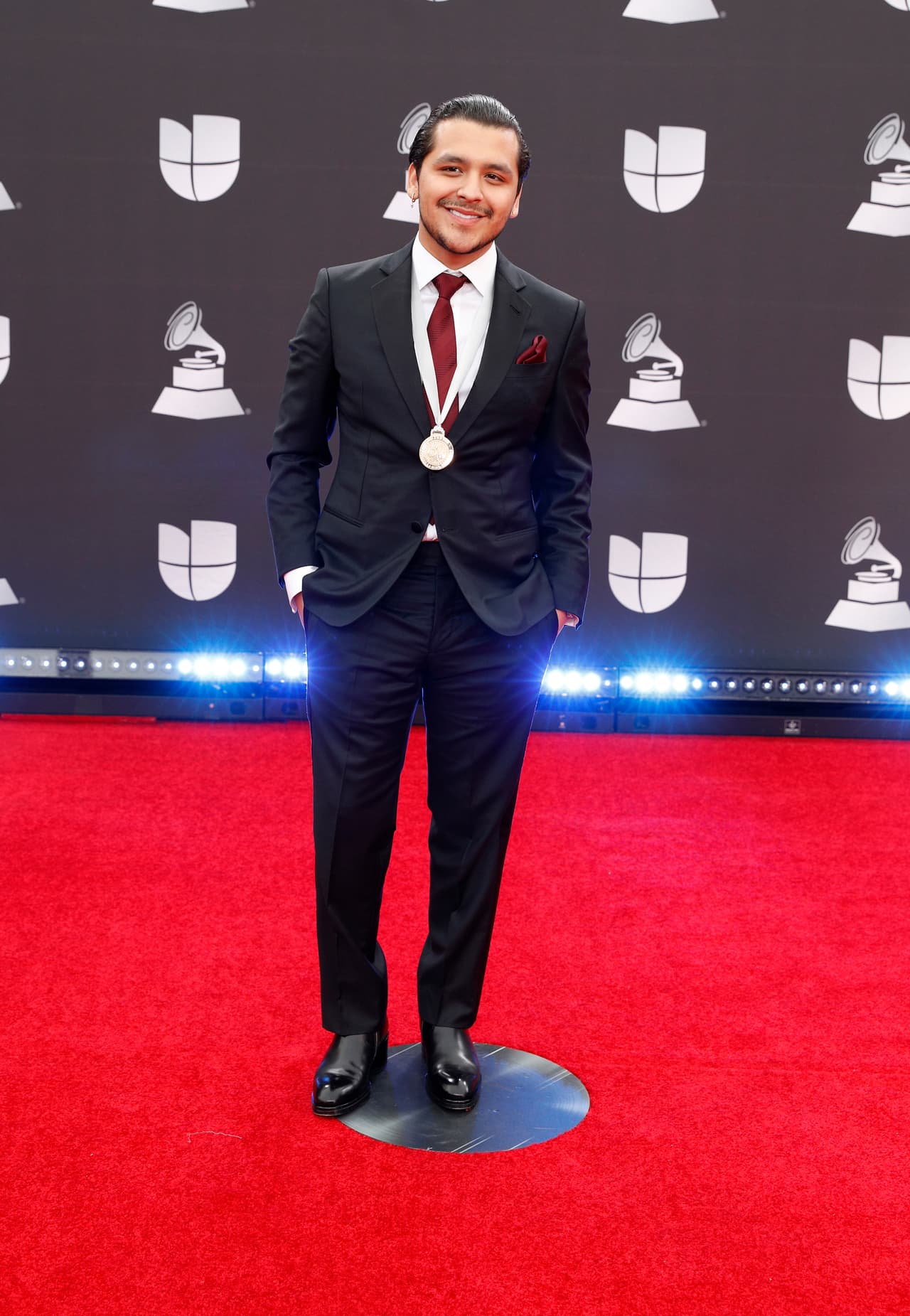 Christian Nodal, cantante de regional mexicano, nominado este año en tres categorías de Latin GRAMMY por su álbum 'Ahora'.