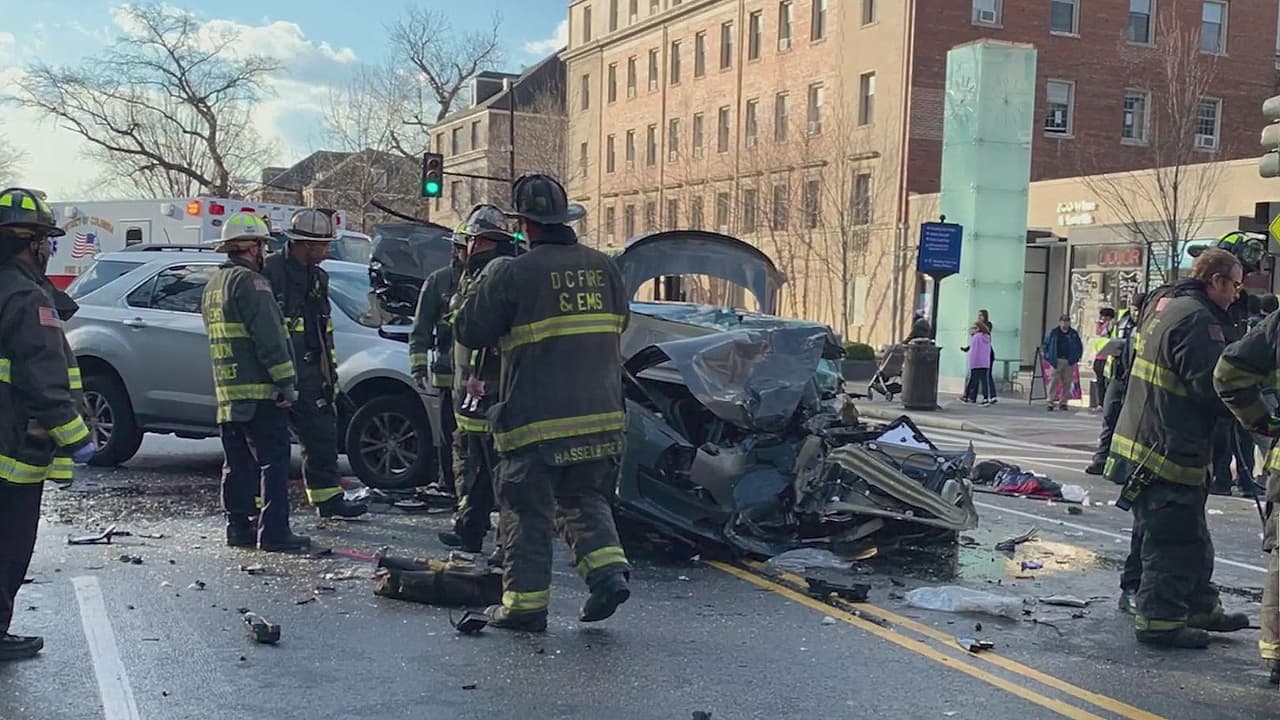 Un hombre muere por el accidente múltiple frente al Zoológico Nacional