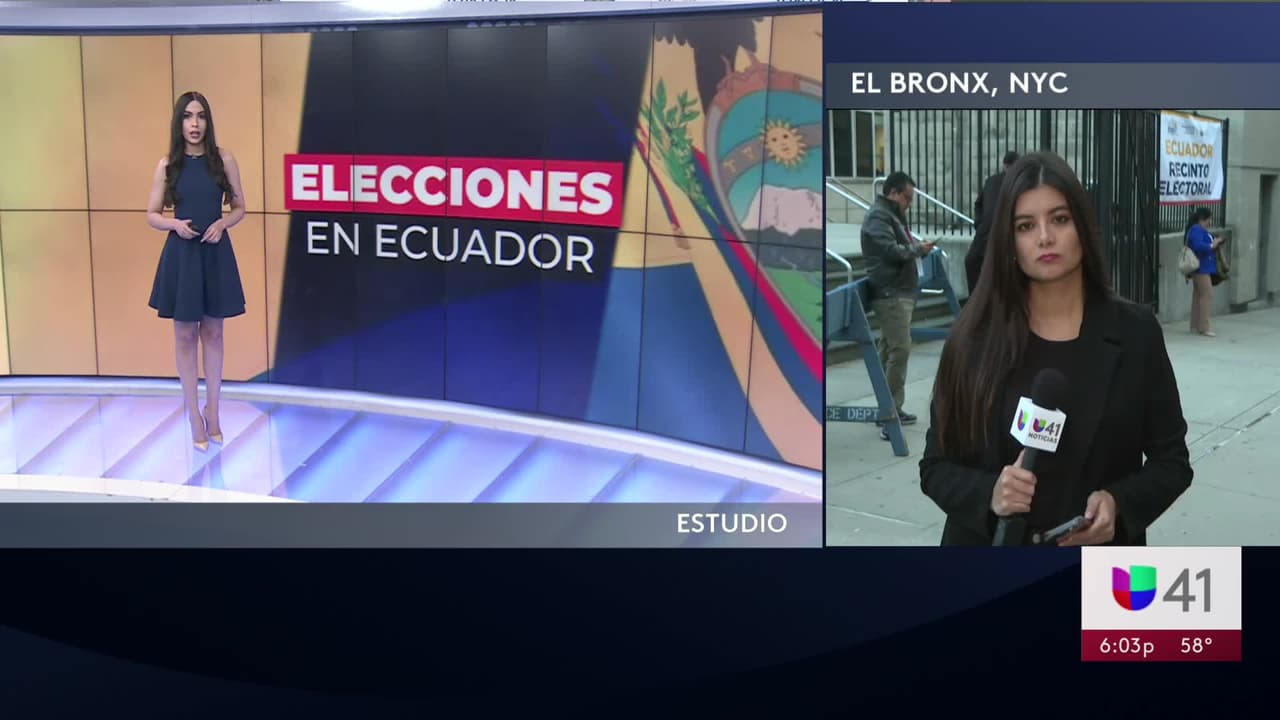 Cerca de 550 mil ecuatorianos que residen en la Ciudad de Nueva York, 
<a href="https://www.univision.com/local/nueva-york-wxtv/nueva-york-cerca-550-mil-ecuatorianos-gran-manzana-eligen-nuevo-presidente-pais" target="_blank">acudieron a las urnas electorales este domingo</a>, para decidir quién será el nuevo presidente de su país para los próximos 15 meses.