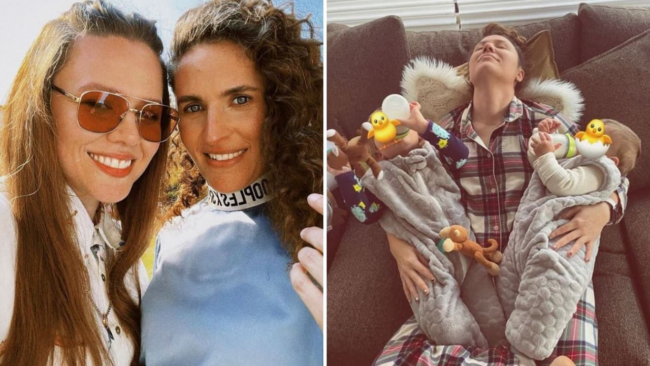 <b>#6 Joy Huerta y Diana Atri</b>
<br>La cantante de Jesse & Joy y su esposa Diana crearon una gran armonía con los nombres de sus hijos. El niño se llama Noah, nombre que también es muy popular en niñas como la cantante Noah Cyrus, mientras que la niña se llama Nour.