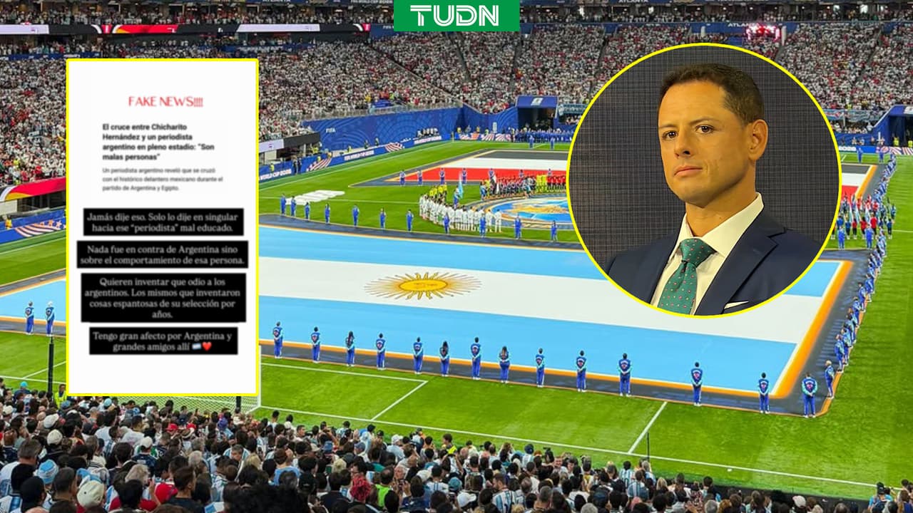 Revelan encontronazo del Chicharito con periodistas argentinos