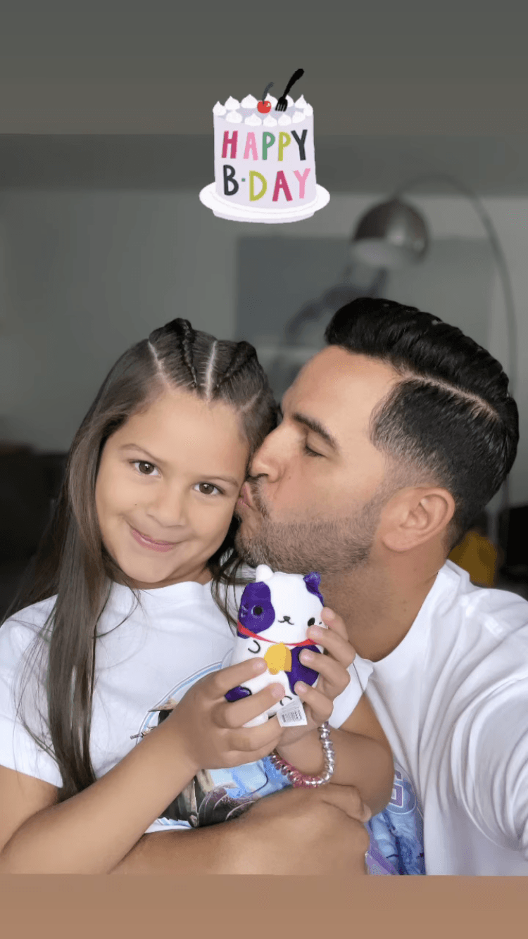 La primogénita del venezolano cumplió siete añitos y su papá le dedicó unas tiernas palabras que derritieron de amor a sus seguidores.