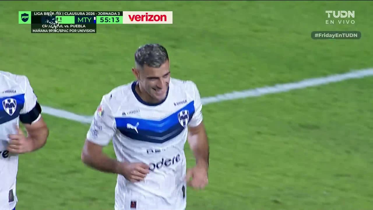 ¡Gol de Berte! ¡Berterame anota en el que tal vez sea su último partido con Rayados!