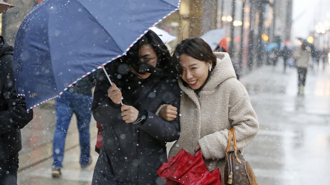 2019 nos despide con temperaturas congelantes y nieve en el área de Chicago