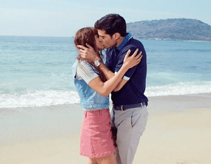 Danilo aprovechó la entrevista para confesar que los besos que Michelle le daba en la telenovela no le gustaron y hasta le pidió que los mejorara.