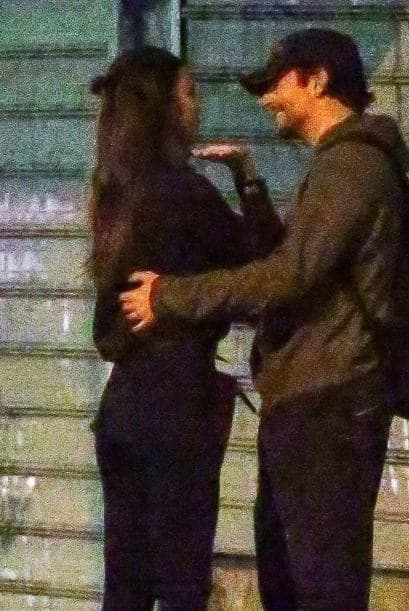 Después de una buena sesión de besos siguieron de paseo por La Gran Manzana.