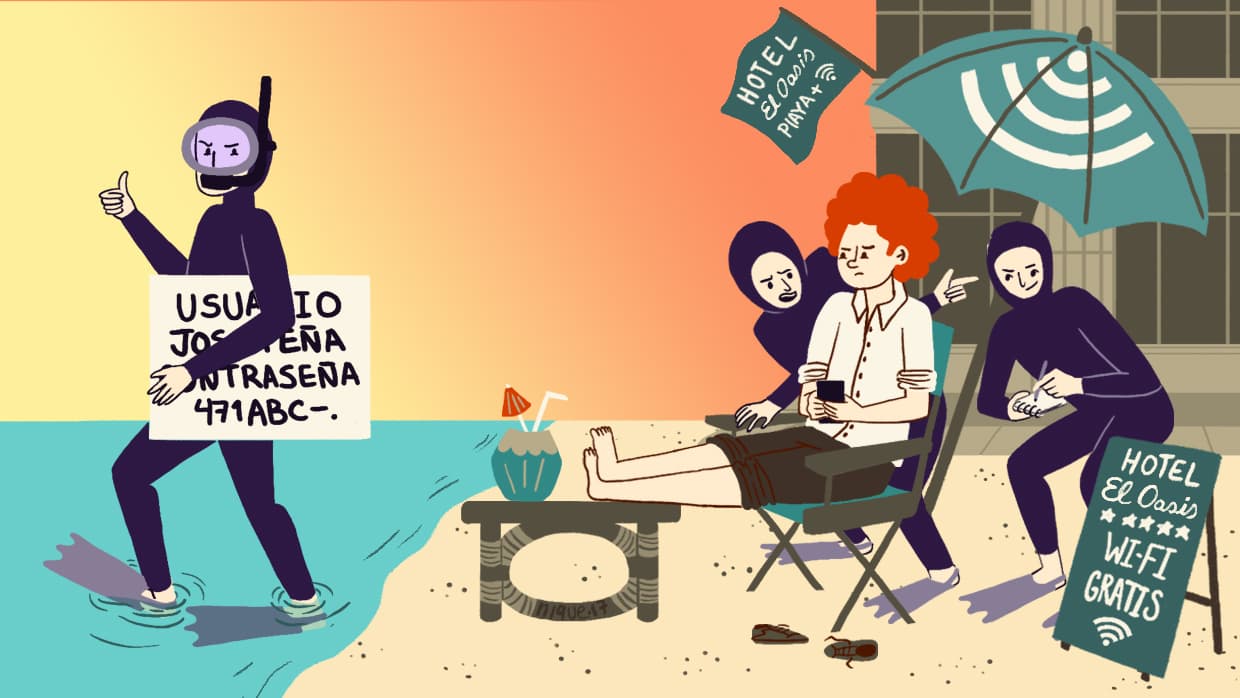 Protege tu información cuando te conectes a un Wi-Fi público