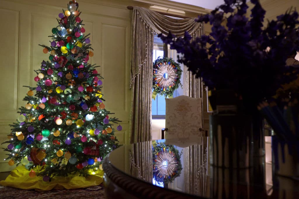 Sin duda el Vermeil Room de la Casa Blanca es el más colorido de todos.
