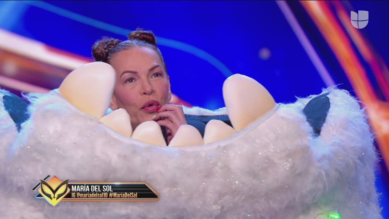 La cantante María del Sol fue quien dio vida a este simpático personaje y en su último performance interpretó el tema ‘Creo en Mí’. La intérprete explicó la alegría que este reality show había traído a su vida luego de enfrentar el año pasado la muerte de su mamá y su hermana.