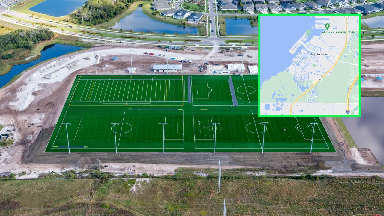 Complejo deportivo que se construye en Apollo Beach tendrá campos certificados por la FIFA