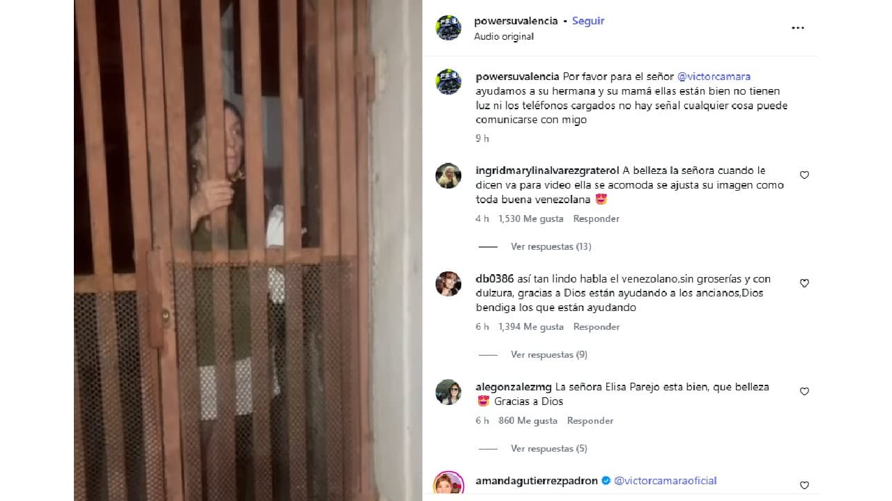 Lolita Cámara fue hallada con vida tras terremoto en Venezuela.