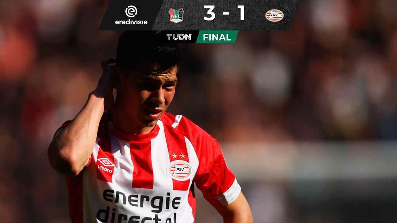 'Chucky' Lozano y el PSV pierden el invicto en la Eredivisie tras 42 juegos