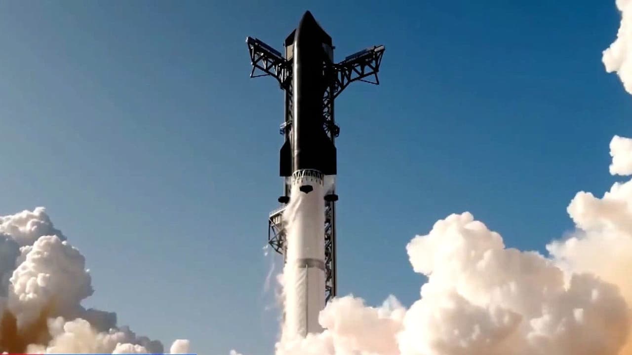 Tras el intento fallido de la semana pasada, el megacohete Starship de SpaceX logra despegar con éxito