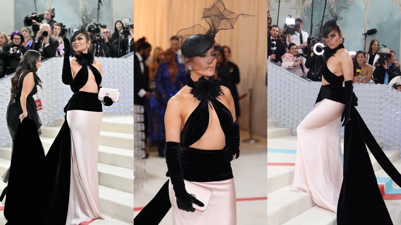 JLo consideró a Karl Lagerfeld, el homenajeado de la noche, como un "genio".