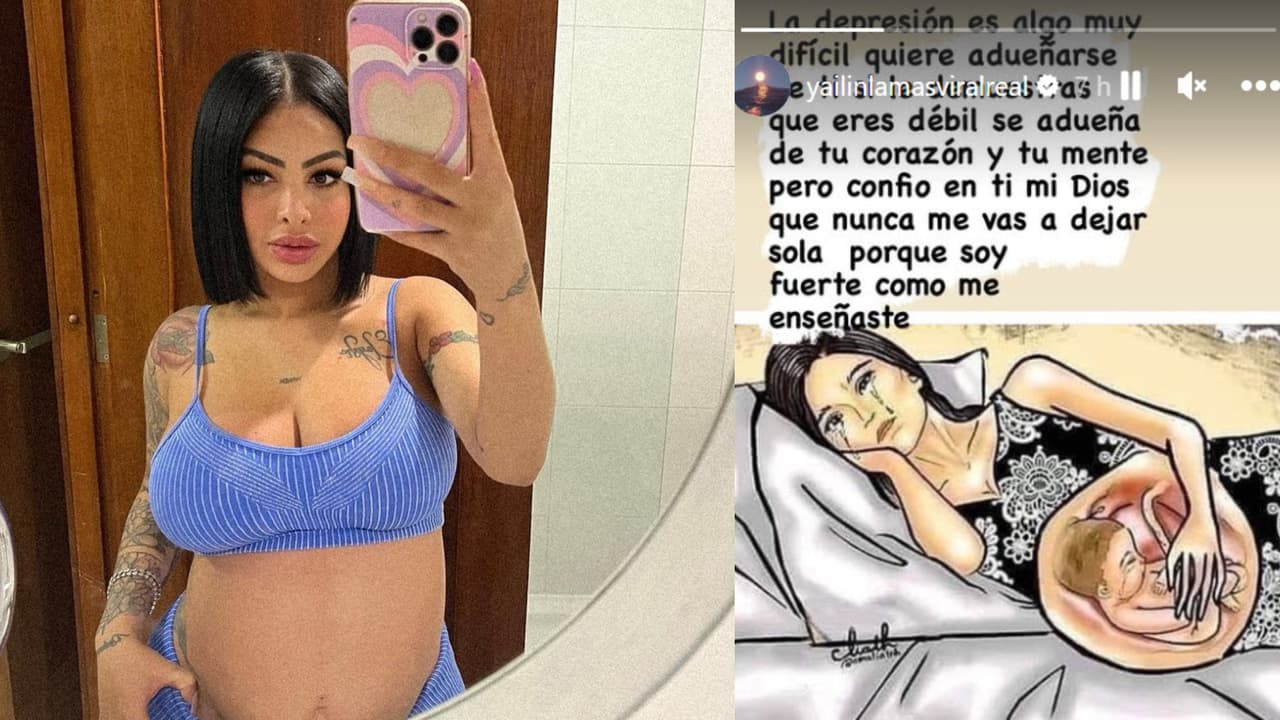 Este es el mensaje sobre la depresión que compartió Yailin La Más Viral en plena fase final de su embarazo.