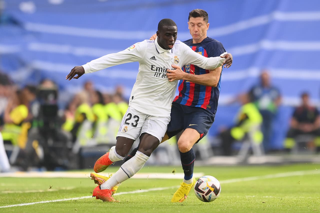Ferland Mendy se lesionó con el Real Madrid.