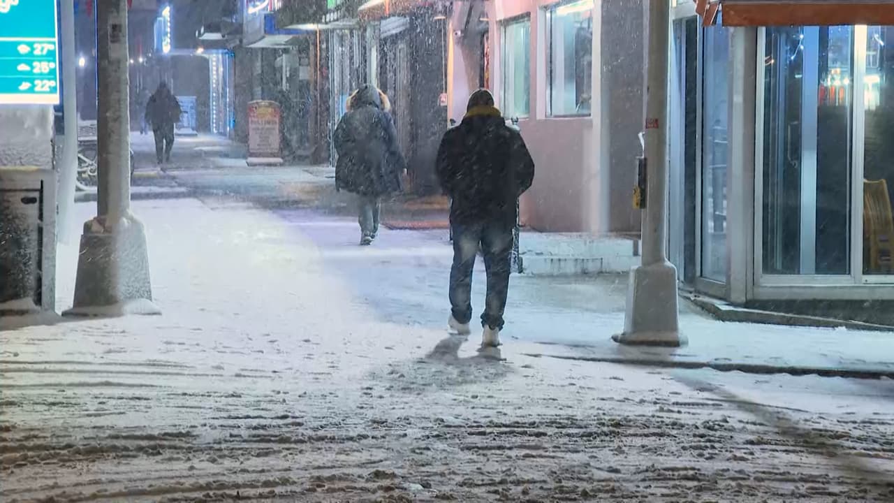 En Long Island, en el 
<b>condado de Nassau</b> hubo acumulados de nieve de 
<b>hasta 4 pulgadas.</b>