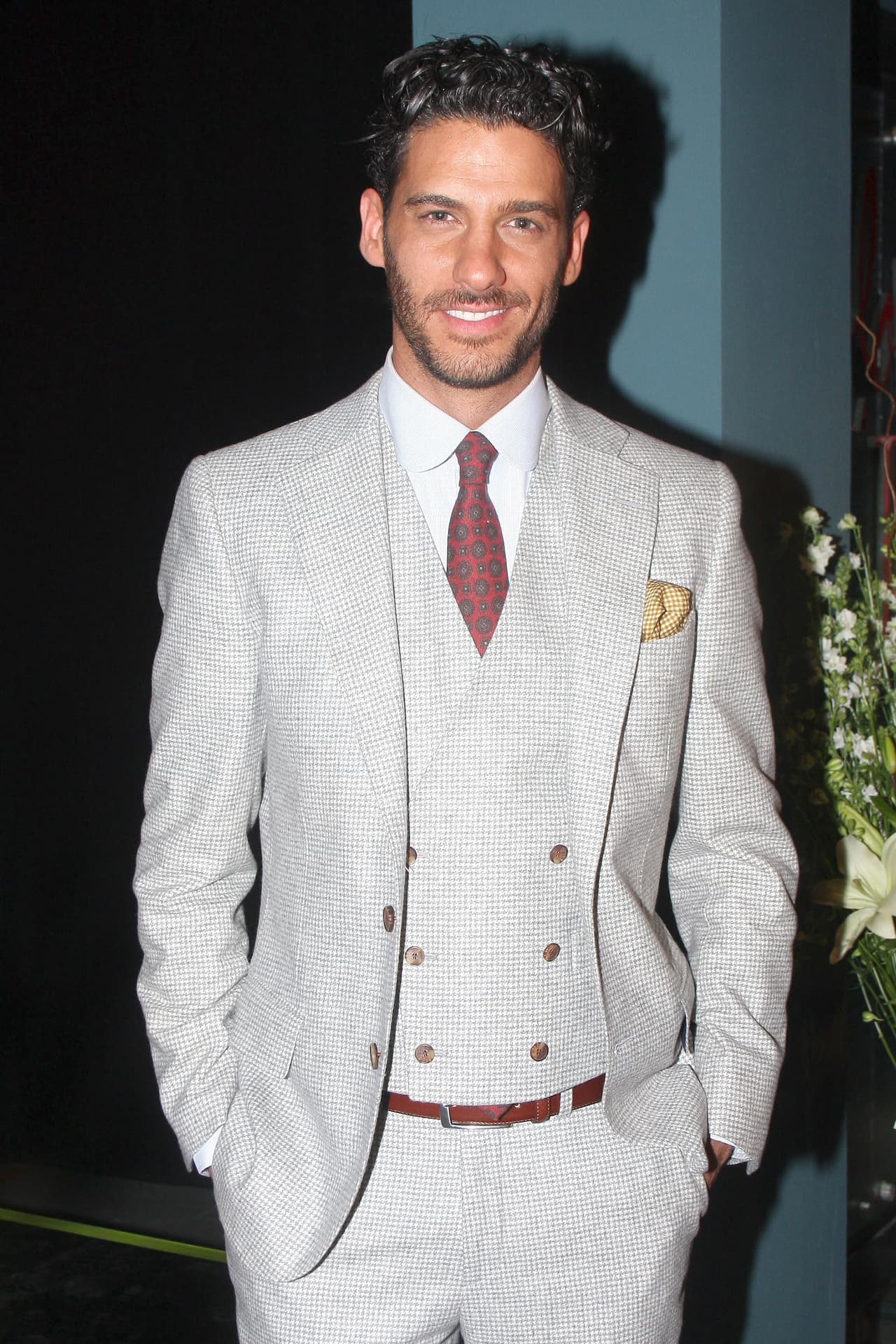 Erick Elías fue uno de los galanes que nos deleitó cada noche en 
<i>El color de la pasión</i>.