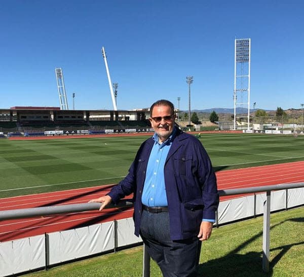 Aprovechando su visita, conoció lugares muy importantes para el mundo del fútbol.