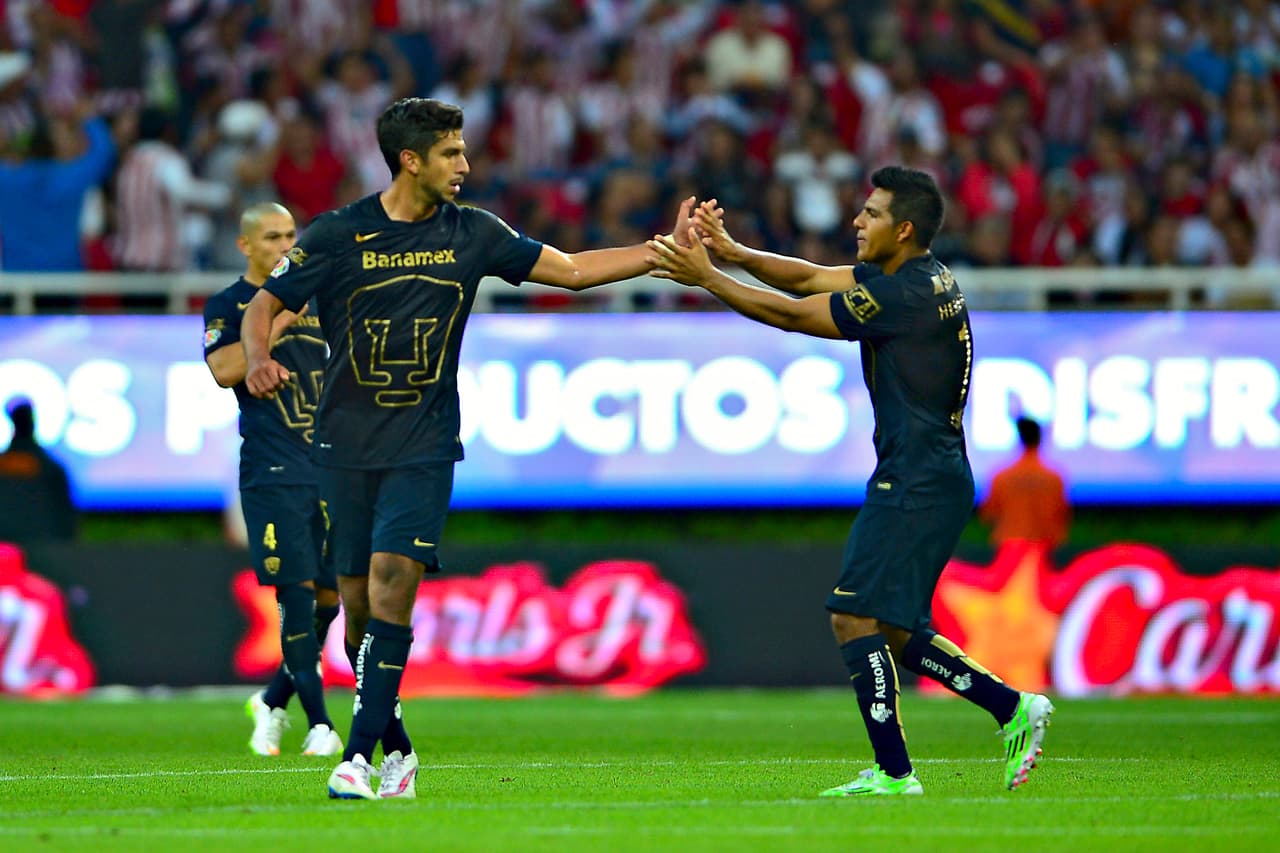 Los Universitarios tendrán que remar en contra de otra estadística, la de goles a favor ante Chivas, pues del actual plantel sólo Eduardo Herrera le ha anotado a Chivas en su nuevo estadio.