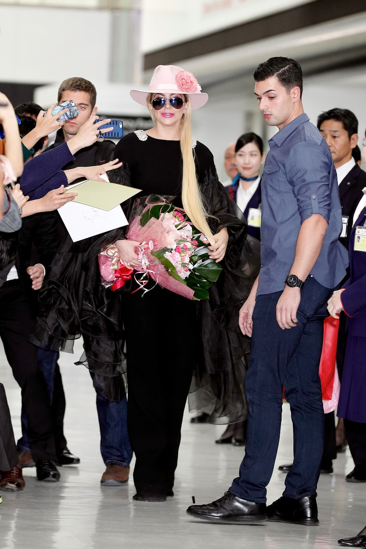 Se mostró muy atenta con todos los presentes.