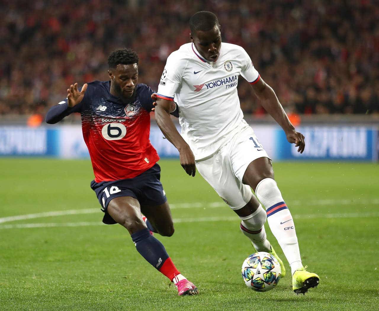 Lille 1-2 Chelsea. Osimhen marcó para el Lille; Abraham y Willian para los de Lampard.