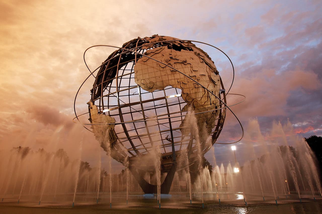 La bola del mundo de Flushing Meadows Corona Park.