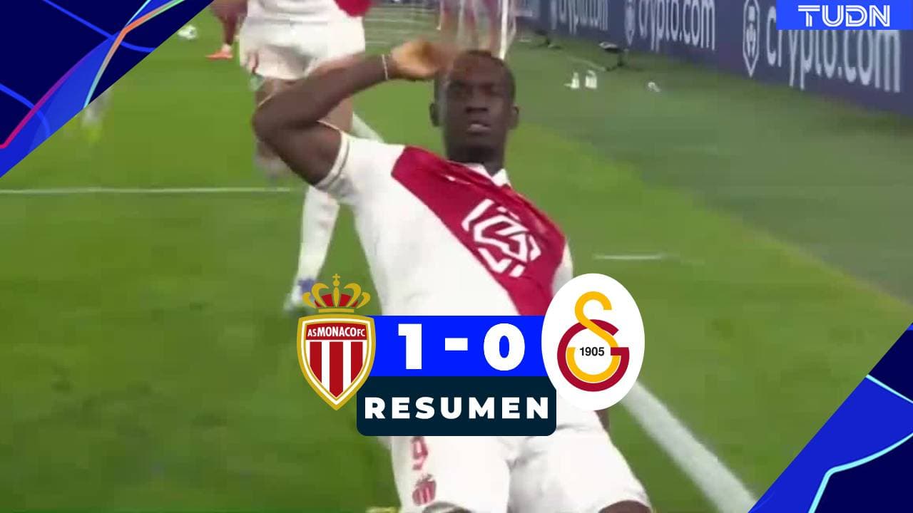Resumen | Victoria de oro para el Mónaco sobre Galatasaray
