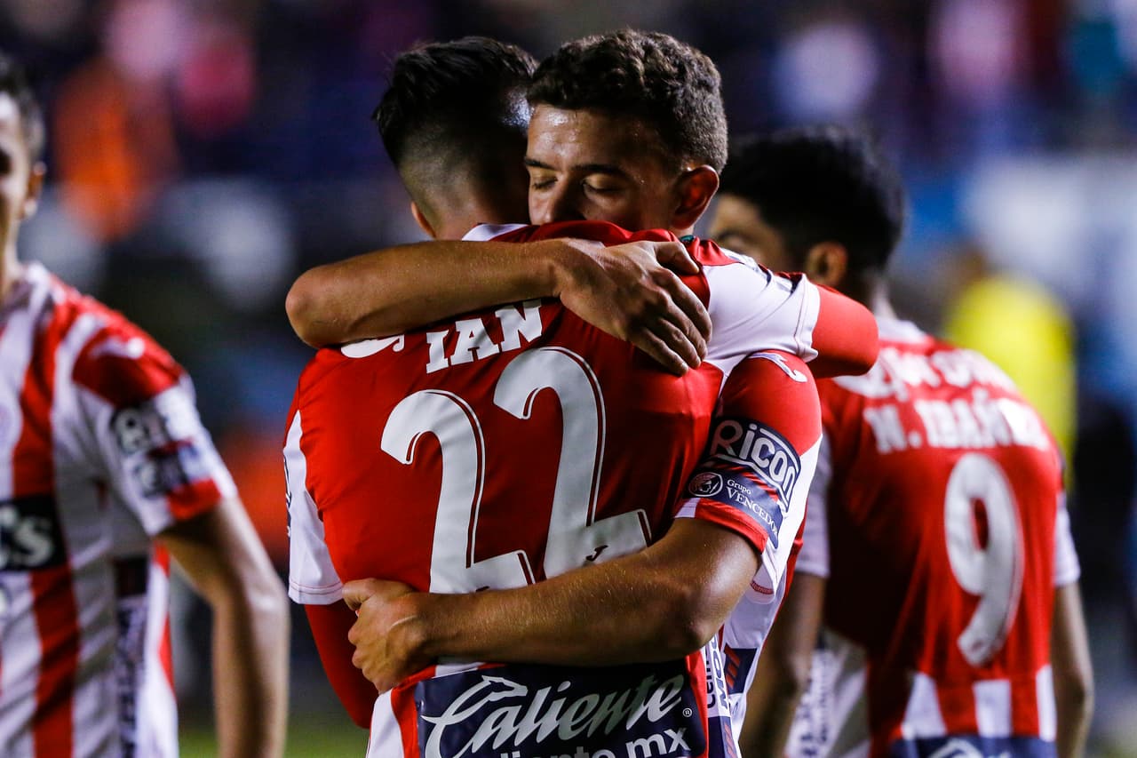 Así se vivieron los festejos del Atlético San Luis en el Estadio Alfonso Lastras luego de triunfar 4-2 en el juego de Vuelta en la Final del Ascenso MX ante Dorados.