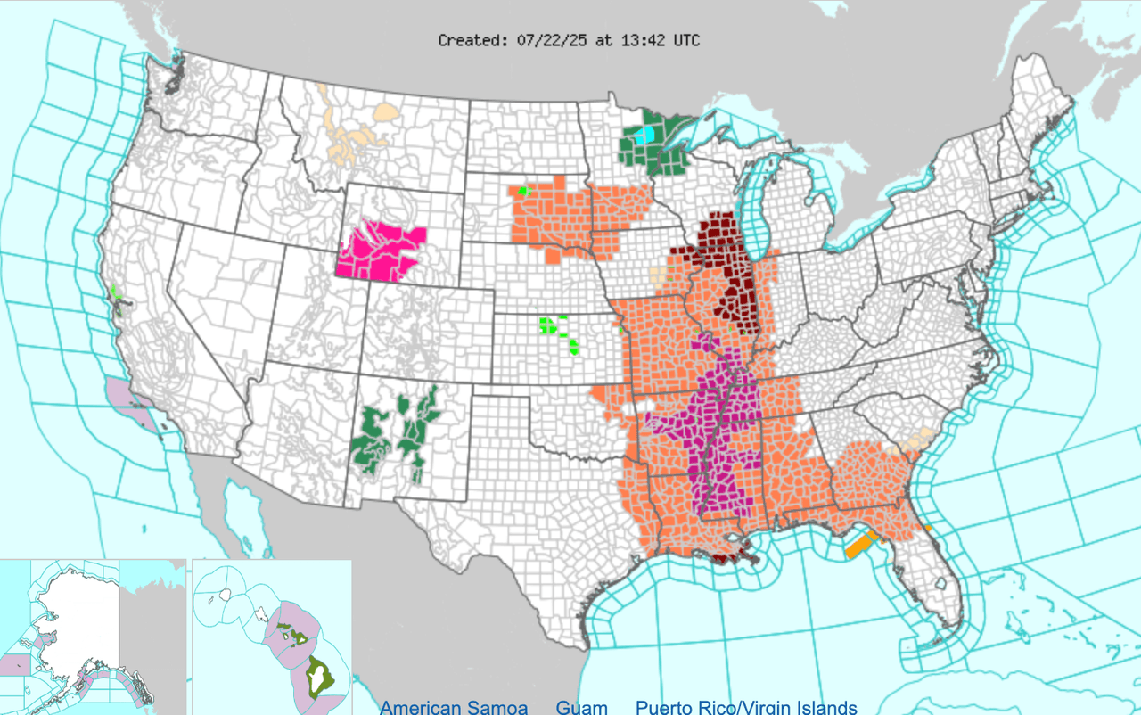 “Una amenaza para la salud”: más de 200 millones de personas sufrirán temperaturas extremas por el 'domo de calor'
