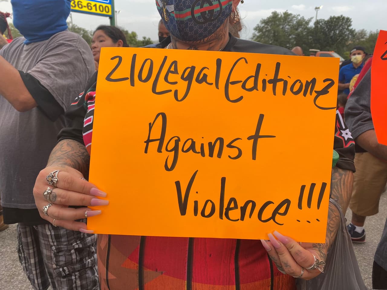 La muerte de la menor desencadenó reacciones en la comunidad de San Antonio en contra de la violencia armada.