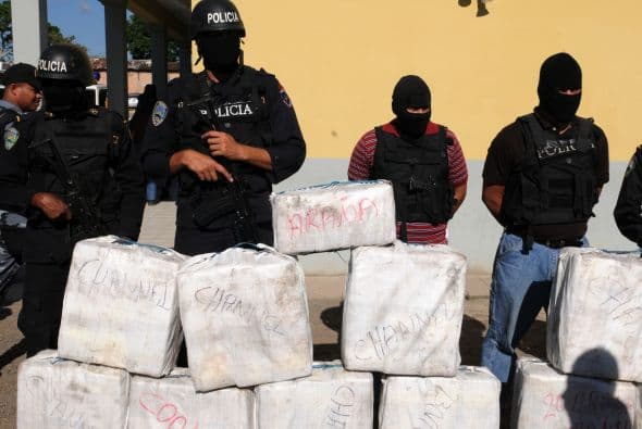 La embajada de Estados Unidos en Guatemala estima que por la ruta centroamericana transitan unas 250 toneladas de cocaína anuales que llegan a destino.