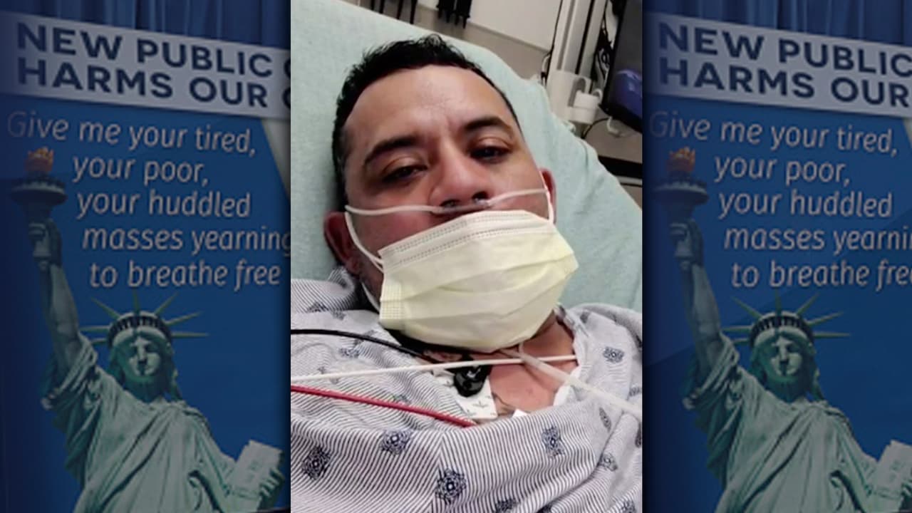 Hombre con coronavirus teme que el haber solicitado atención hospitalaria afecte su proceso migratorio