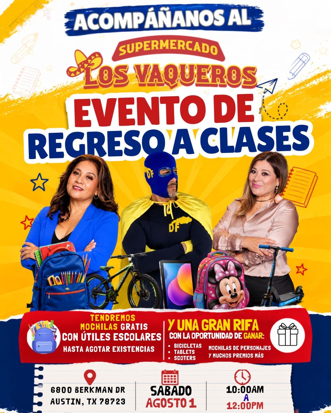 🎒📚 ¡EL REGRESO A CLASES CON LOS VAQUEROS SUPERMERCADO! 🎉🤠