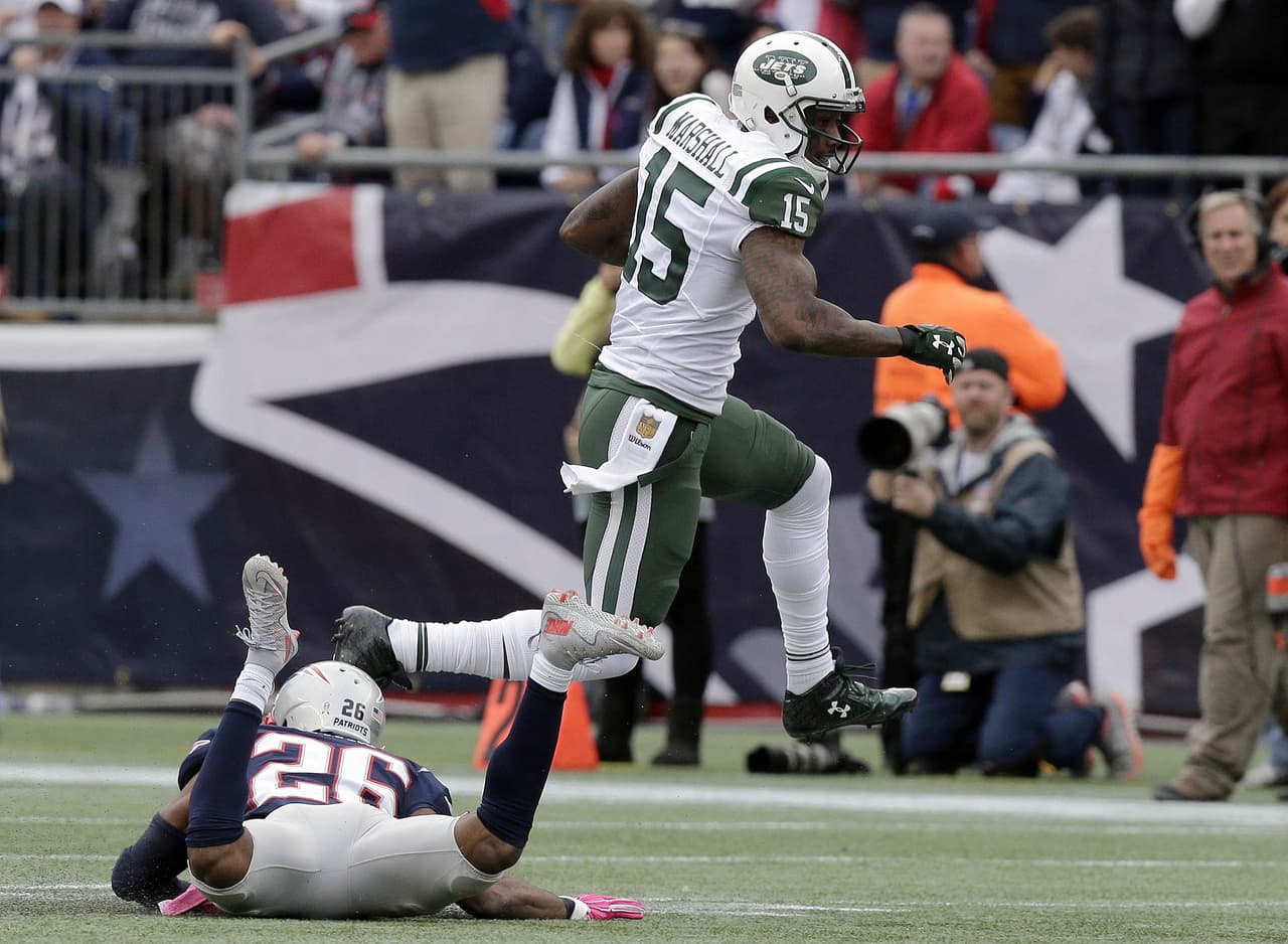 Brandon Marshall dijo que debería regresar a Nueva York caminando desde New England