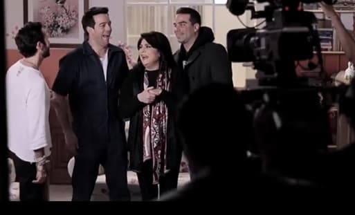 Durante sus primeras escenas se pudo ver todo el profesionalismo de los actores y su felicidad por volver al set de grabación.