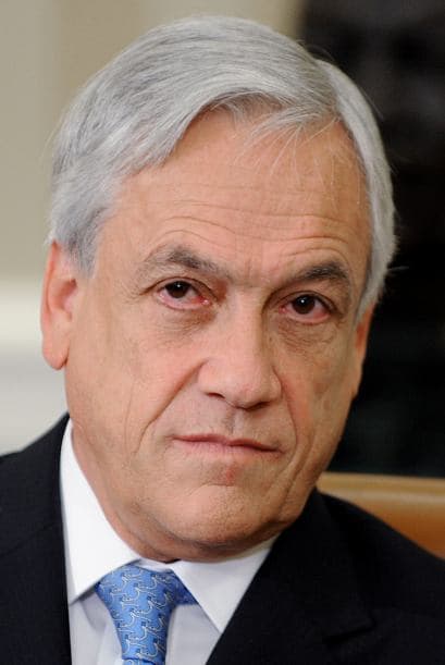 El presidente chileno, Sebastián Piñera, también logró sólo el 38% de popularidad.