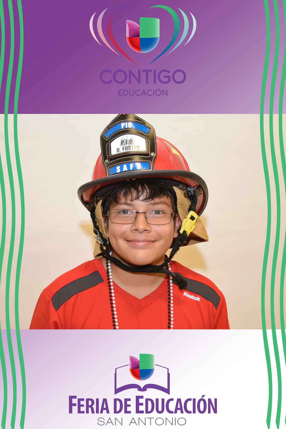 Durante la Feria de Educación San Antonio, cientos de niños se retrataron representando la profesión que les gustaría desempeñar de grandes, y seguramente sus padres podrán ayudarlos a lograr su sueño gracias a la información que recibieron durante la Feria.