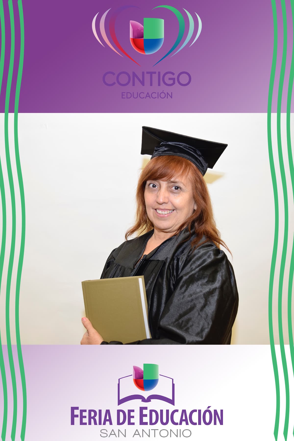 Durante la Feria de Educación San Antonio, cientos de niños se retrataron representando la profesión que les gustaría desempeñar de grandes, y seguramente sus padres podrán ayudarlos a lograr su sueño gracias a la información que recibieron durante la Feria.