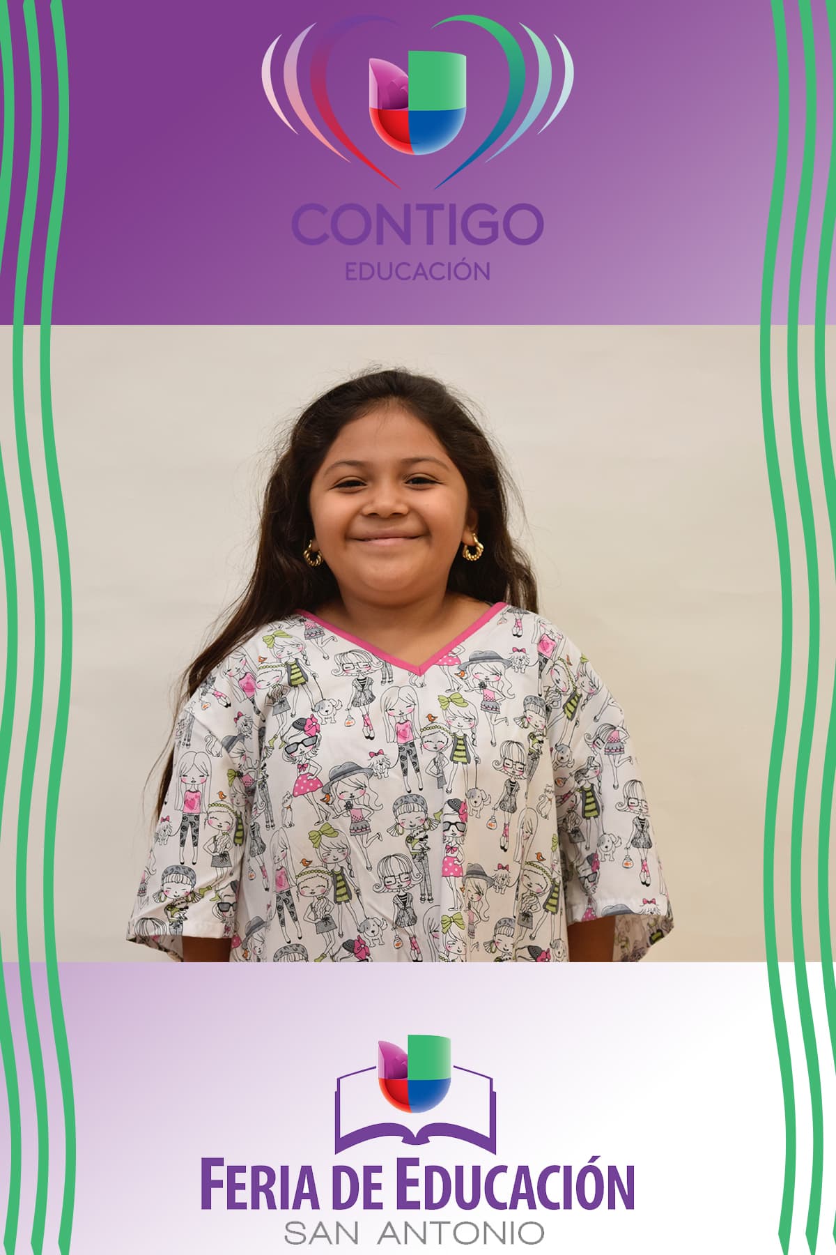 Durante la Feria de Educación San Antonio, cientos de niños se retrataron representando la profesión que les gustaría desempeñar de grandes, y seguramente sus padres podrán ayudarlos a lograr su sueño gracias a la información que recibieron durante la Feria.