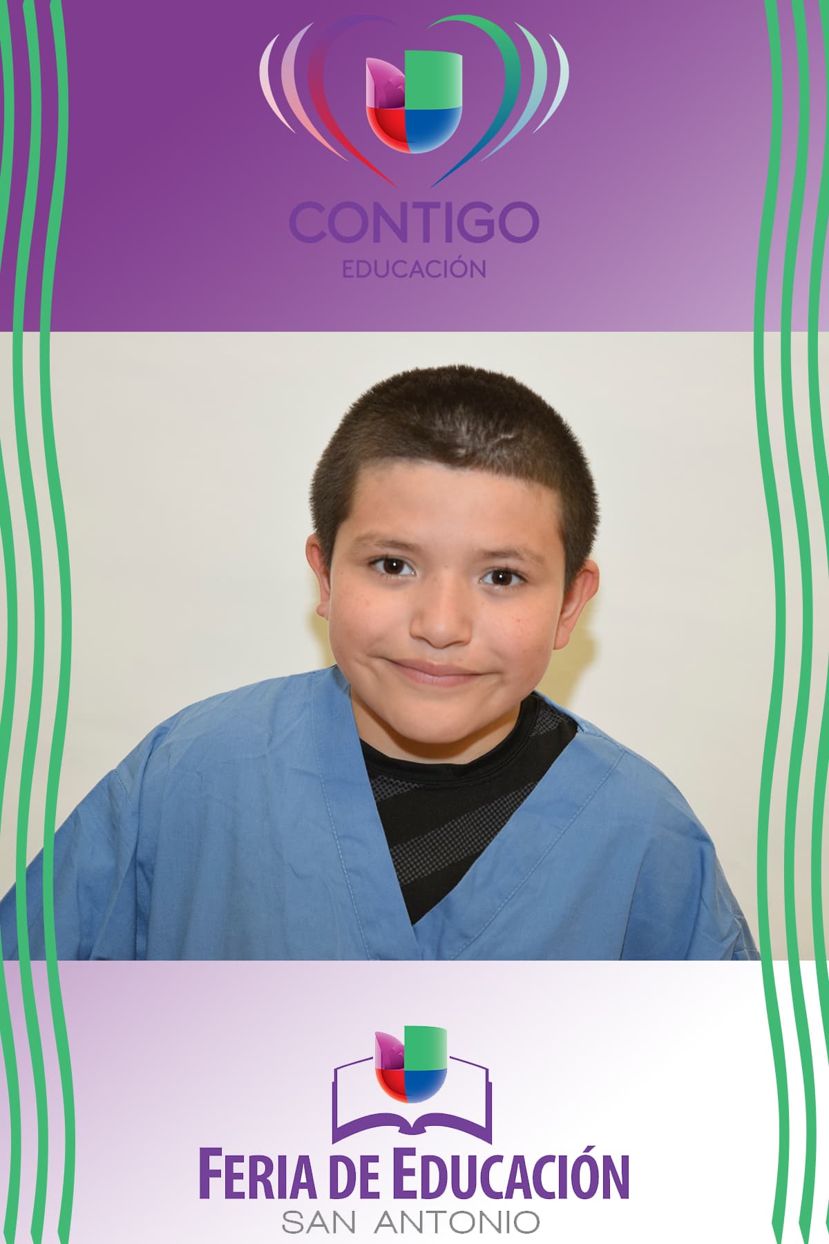 Durante la Feria de Educación San Antonio, cientos de niños se retrataron representando la profesión que les gustaría desempeñar de grandes, y seguramente sus padres podrán ayudarlos a lograr su sueño gracias a la información que recibieron durante la Feria.