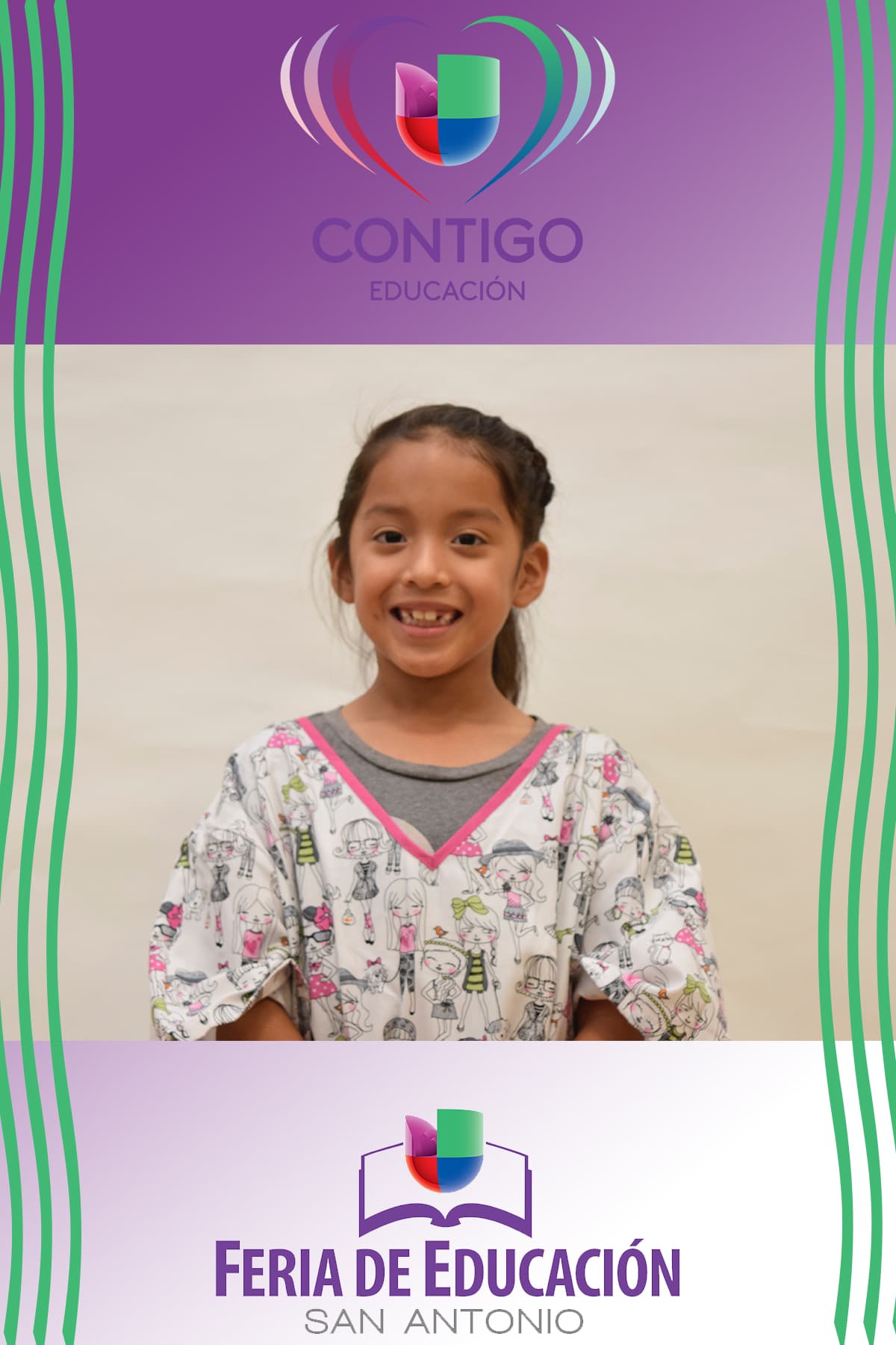 Durante la Feria de Educación San Antonio, cientos de niños se retrataron representando la profesión que les gustaría desempeñar de grandes, y seguramente sus padres podrán ayudarlos a lograr su sueño gracias a la información que recibieron durante la Feria.