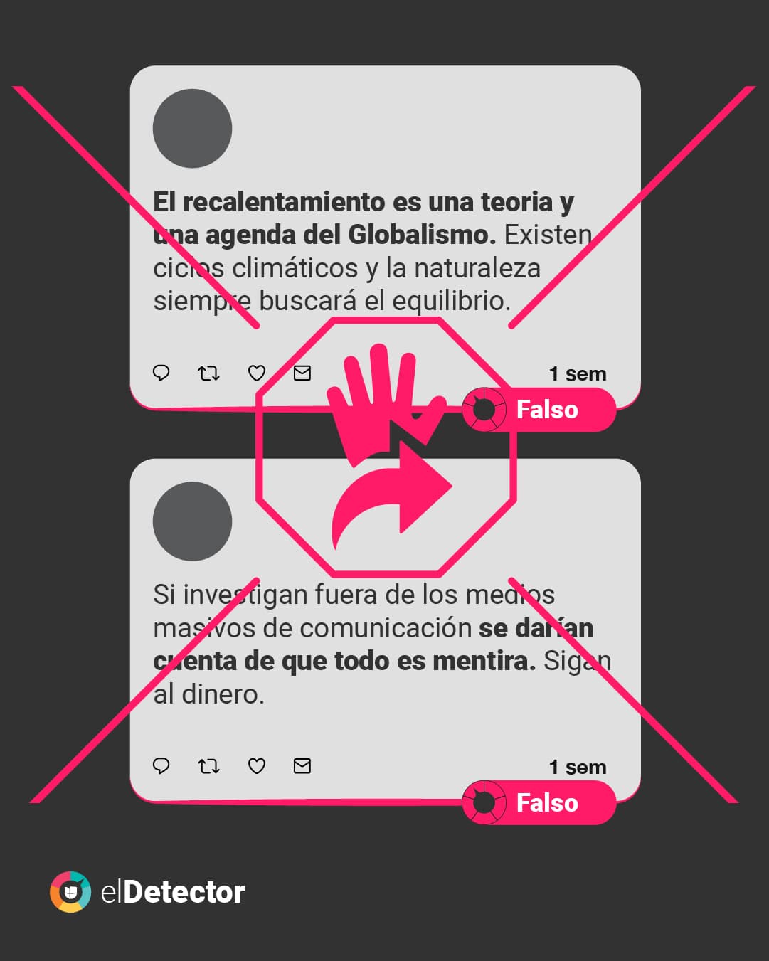 Es vieja la teoría de que el calentamiento global es una mentira o un invento, pero es 
<b>falsa</b>. 
<a href="https://www.univision.com/noticias/verificamos-falsa-vieja-creencia-calentamiento-global-mentira" target="_blank">Lee aquí</a> la verificación completa de 
<b>elDetector</b>.