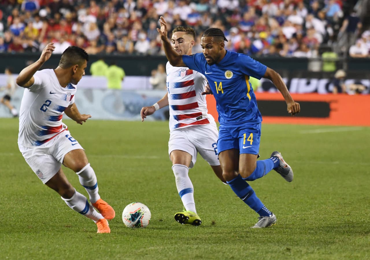 Aunque buscó la forma de acercarse, Curazao no tuvo opciones claras para alcanzar el empate aunque sí contuvo el juego en el mediocampo.