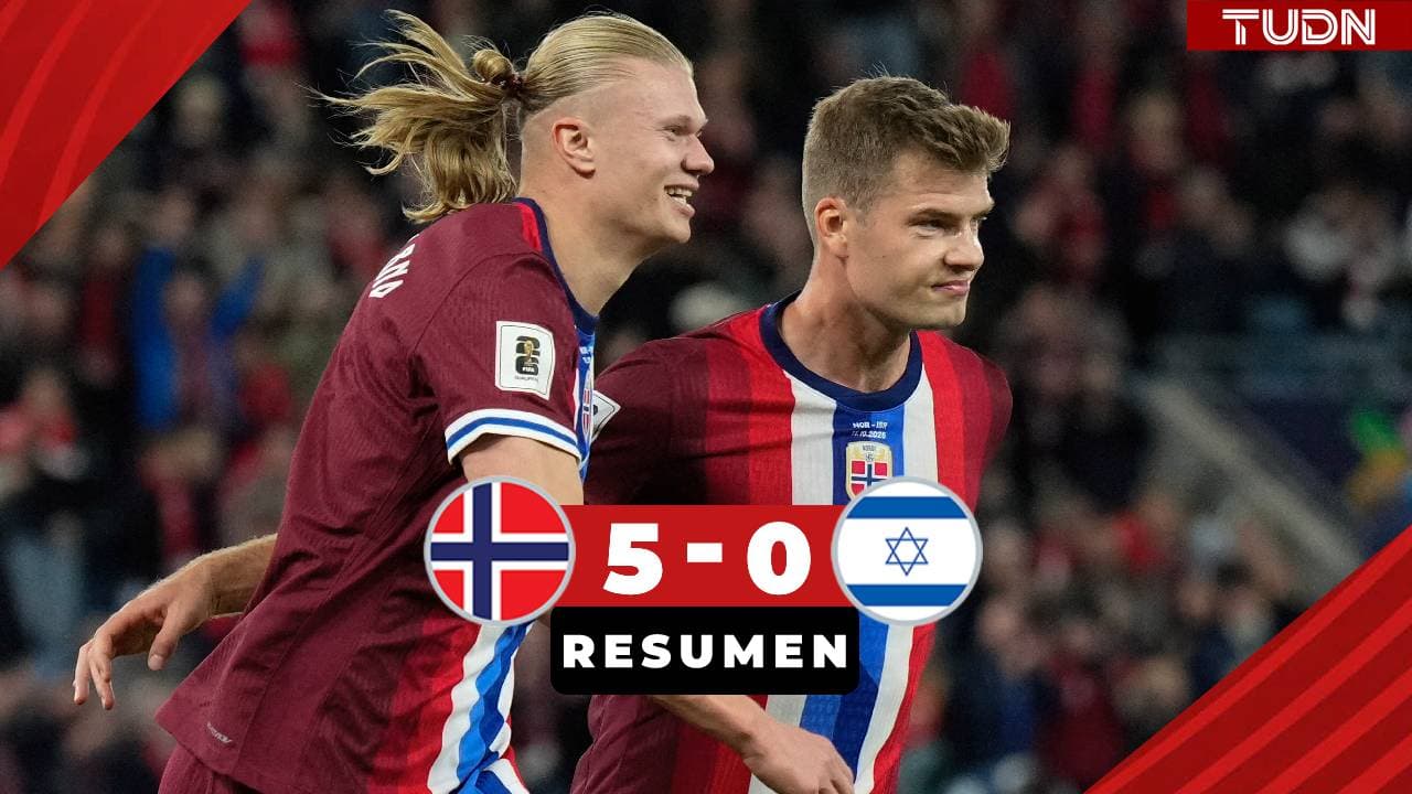 Noruega, con hat-trick de Haaland, golea a Israel y se acerca al Mundial