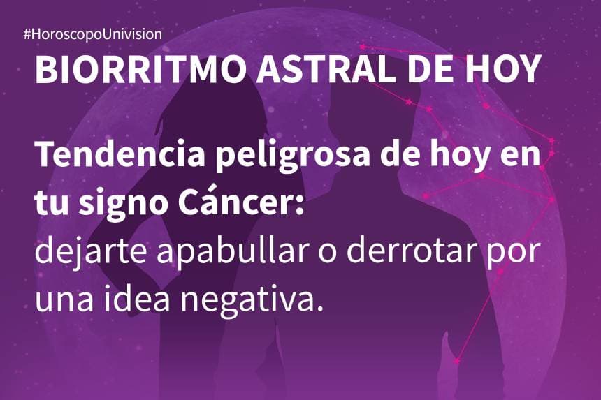 Cáncer 22 de abril de 2019