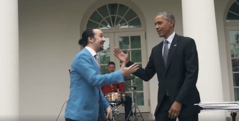Lin-Manuel Miranda y Hamilton se apoderan de la Casa Blanca