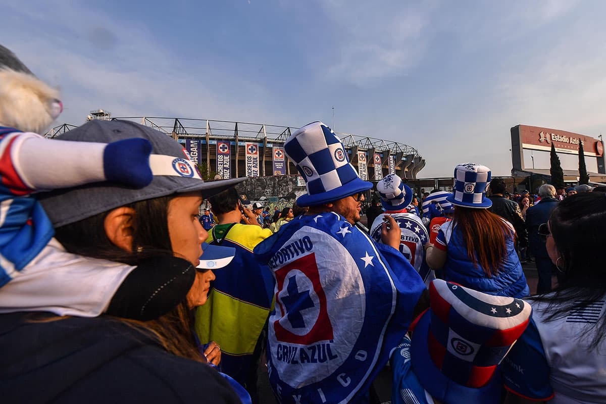 En el Estadio Azteca se vive la Final del Apertura 2018 entre Cruz Azul y América.