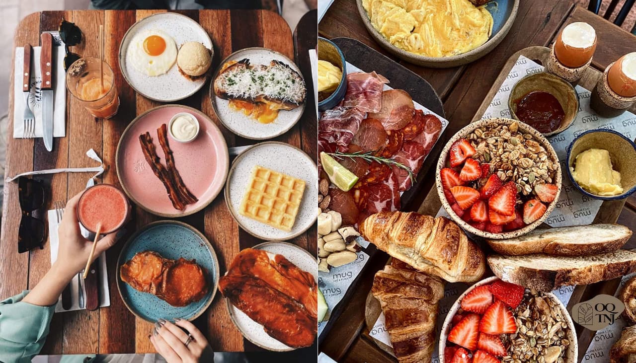 4 locais em São Paulo para tomar brunch, a combinação de café da manhã com almoço
