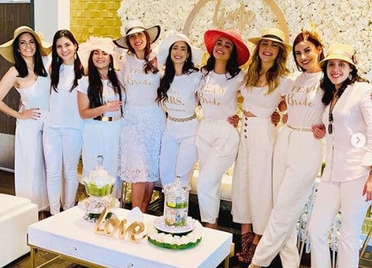 Este fin de semana Aleyda Ortiz estuvo de manteles largos. ¿El motivo? Una fiesta para despedir su soltería.